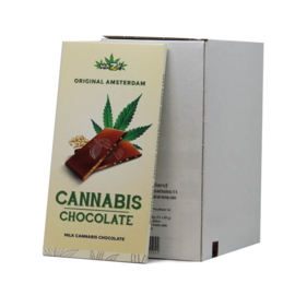 Semillas de cáñamo de leche de cannabis chocolate con leche