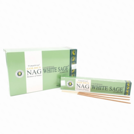 GOLDEN NAG WHITE SAGE 15 GRAM INCENSE