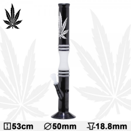 Black Sand | Glass Bong - H:53cm - Ø:50mm - Socket:18.8mm,  gp131