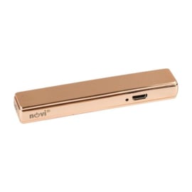 Novi Metal USB-aansteker, Rosé Gold