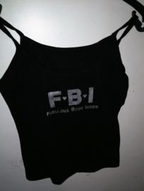 BigBud tank top FBI, svart