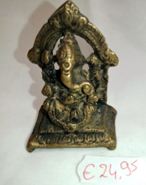 Messing Ganesha Boeddhabeeld 5cm