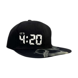 LR – 4:20 Digital White Fire cap