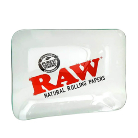 Raw Glass Rolling Tray Klein