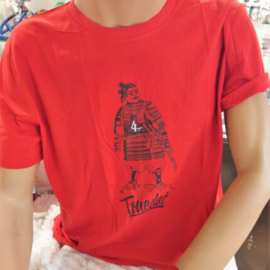 T-Shirt met Samurai