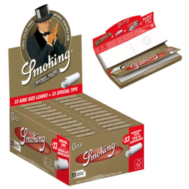 Smoking Gold King Size Vloeitjes & Tips