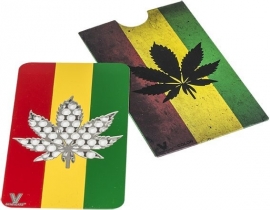 cr 114 Credit Card Grinder: Rasta Leaf