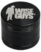 Grinder Aluminum Wiseguys (Ø 38 mm, 4 Parts), zwart