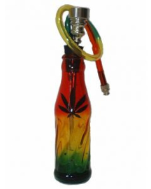 Klein Rasta Gekleurd Cola Pijpje 16cm gp52