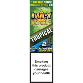 Juicy Jay's Hempwraps Tropical 2 unidades