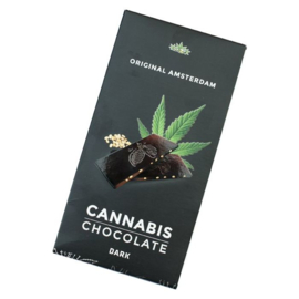Chocolat noir au cannabis avec CBD - 15MG
