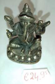 Messing Ganesha Boeddhabeeld 5cm