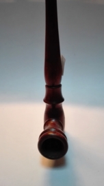 Preciosa Pipa para Fumadores de Madera Lisa Marrón 15 cm