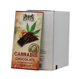 Cannabis 70% mørke hampefrø og hasselnødder chokolade