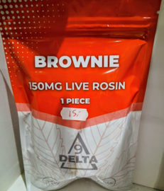 Live Rosin Brownie CBD 150 mg THC 0,2% 1pc