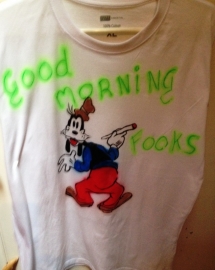 goofy t-shirt, trykt t-shirt