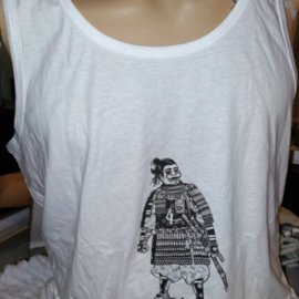 Tanktop-T-Shirt aus 100 % Bio-Baumwolle, Samurai