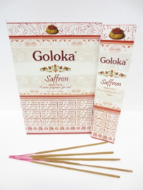 SATYA NAG CHAMPA GOLOKA SAFFRON 15 GRAM Weihrauch