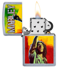 Zippo Lighter - Bob Marley Street Chrome