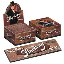 Smoking Brown unbleached King-size rolling paper