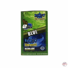 Juicy Jay’s Hempwraps Blue, Black ’n Blueberry 2stuks