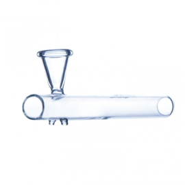 Chillum de vidro grande para fumantes 24,5 cm em caixa