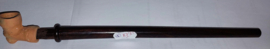Wunderschöne glatte Holzpfeife „Zipsy“, 25,5 cm