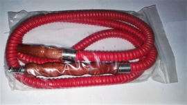 Tubo shisha 80 cm rojo.