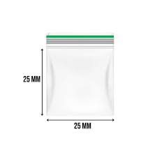 Zipper Bags Blanco Green Line (25x25x0,06) 1000stuks