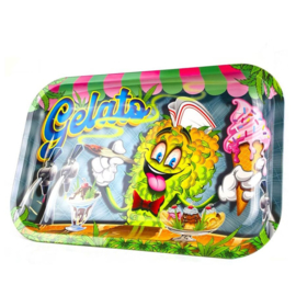 Gelato Metal Rolling Tray 17x28cm