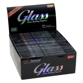 Glass Clear Rolling Cigarette paper, 40 sheets