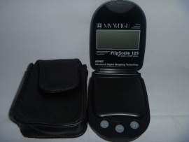 W11 My Weigh Flipscale, escala negro 125-0.05 gr