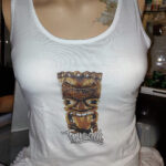 Tanktop T-Shirt, Tiki Masker