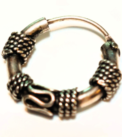 Hermoso pendiente de plata de 1,5cm