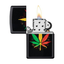 Cannabis Design Rastafari mattsvart