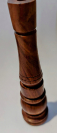 Bellissimo Chillum affumicatore in legno marrone fatto a mano da 13 cm