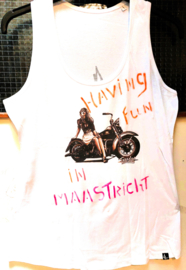 T-shirt med linne i 100 % ekologisk bomull, motorcykel