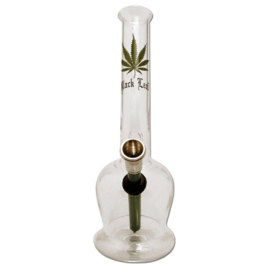 GLAS BONG MIT METALL CHILLUM 16cm