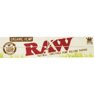 RAW ORGANIC CIGARETTES PAPER KS SLIM, 32 LEAVES