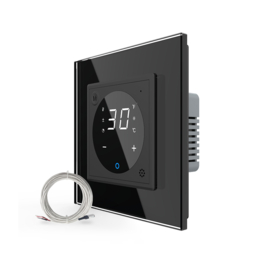 Livolo | Zwart | SR | Thermostaat | Met externe temperatuursensor | EC | Smart Home