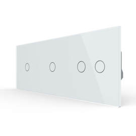 Livolo | Wit | 1+1+2 | Aan/Uit | Wifi | Smart Home