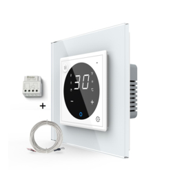 Livolo | Wit | SR | Thermostaat | Met externe temperatuursensor | Mini NO contact voor CV ketels | EC | Smart Home