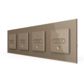 Livolo | Goud | SR | 4 | Slide-Dimmer