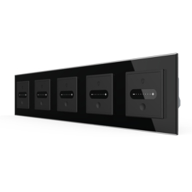 Livolo | Zwart | SR | 5 | Slide-Dimmer