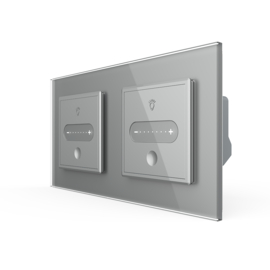 Livolo | Grijs | SR+SR | Slide-Dimmer | EC | Smart Home