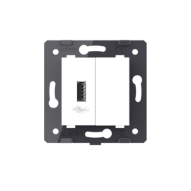 Livolo | Wit | SR | Dubbel | USB oplader | Blindplaat