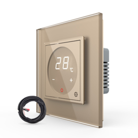 Livolo | Goud | SR | Thermostaat | Met externe temperatuursensor