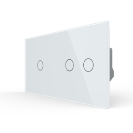 Livolo | Wit | Dimmer | 1+2
