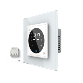 Livolo | Wit | SR | Thermostaat | Met ingebouwde temperatuursensor | Mini NO contact voor CV ketels | EC | Smart Home