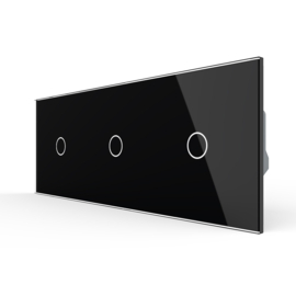 Livolo | Zwart | 1+1+1 | Aan/Uit | Wifi | Smart Home